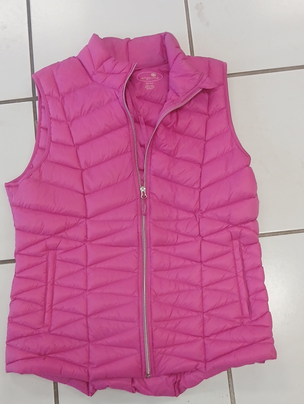 Tangerine Women’s  Hot Pink Packable Puffer Jacket